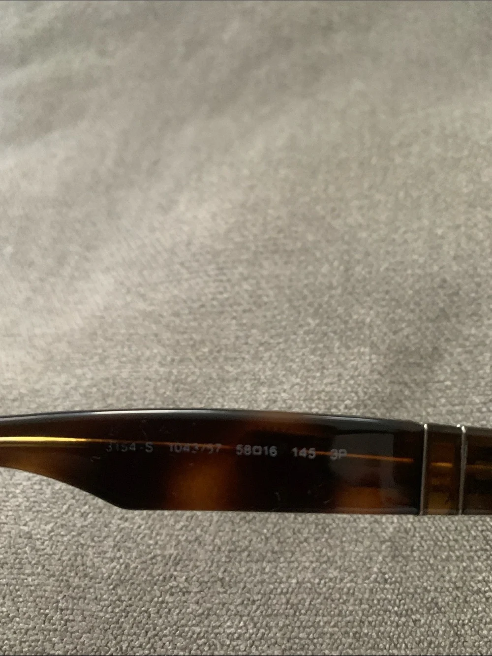 Persol Tortoiseshell Brown Rectangular Sunglasses